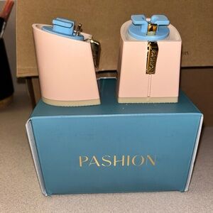 Pashion Footwear 3 inch Flare Heel Kit in Sand